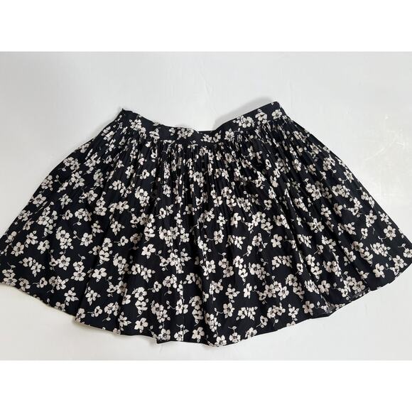 Polo Ralph Lauren Pleated Full A-Line Floral Mini Skirt Women's Size 14 NWT - Picture 2 of 16